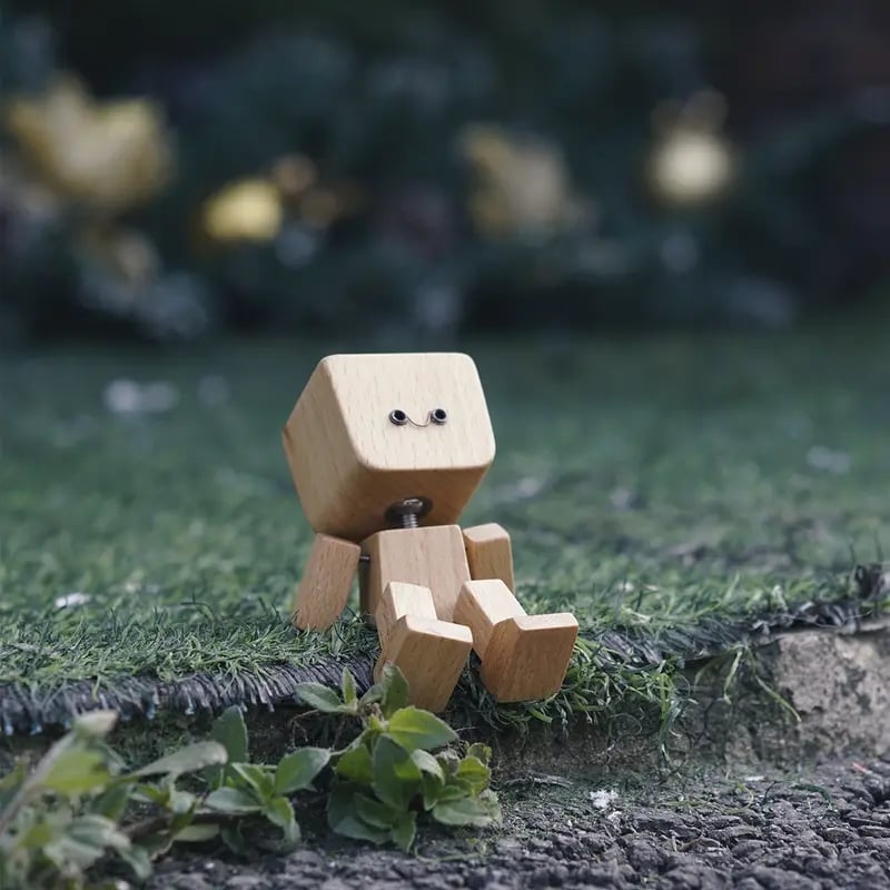 😆✨Wobbly Leg Wooden Man