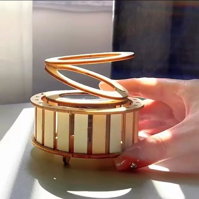 Science and Technology Small Production Solar Double Ring Science Experiment Teaching DIY