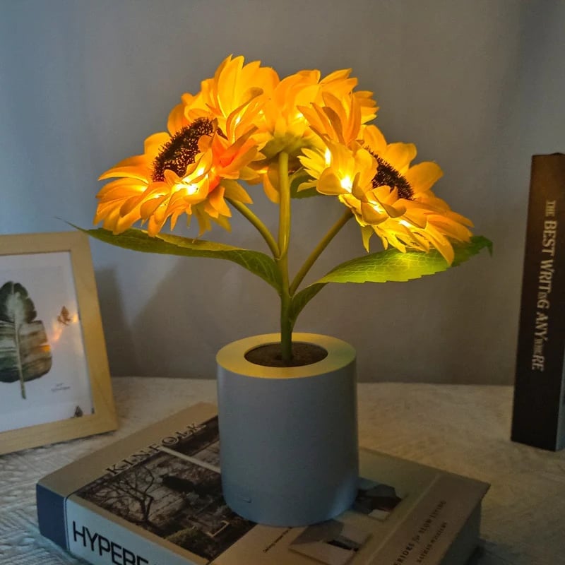 🌻🔥This Week's Special Offer 49%-Mother's Day Presale🔥🌻Sunflower led simulation small night light