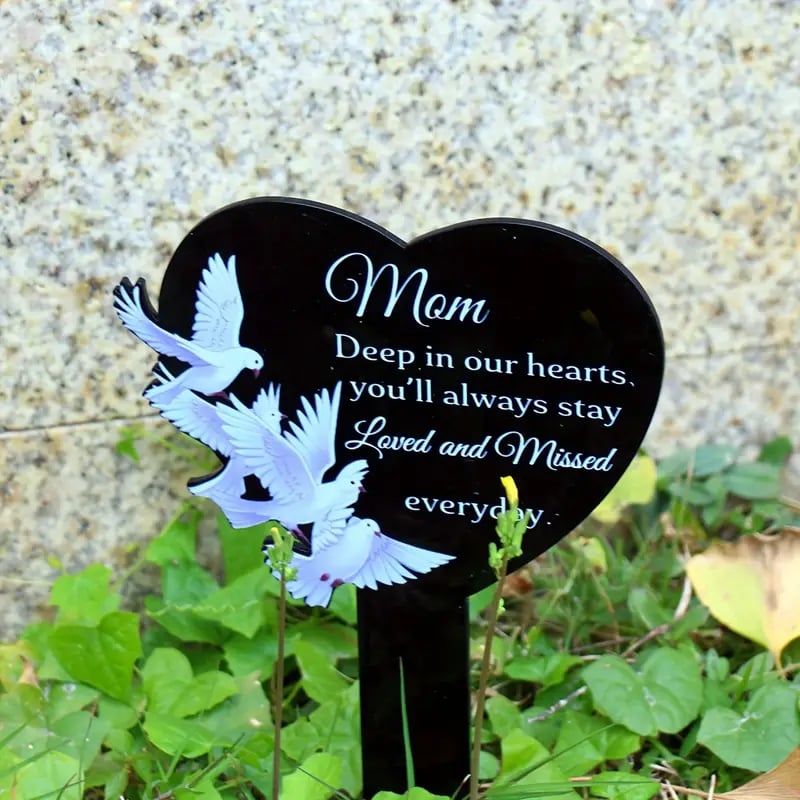 💖Eternal Heart Memorial Plaque