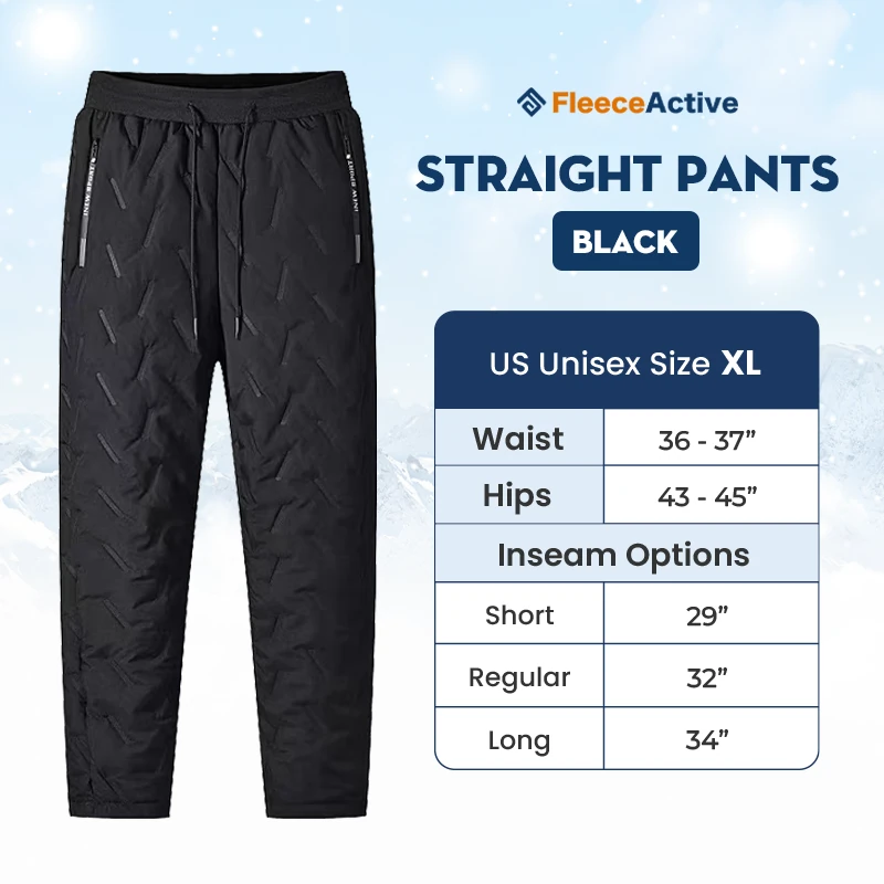 FleeceActive - Unisex Fleece-Lined Waterproof Pants