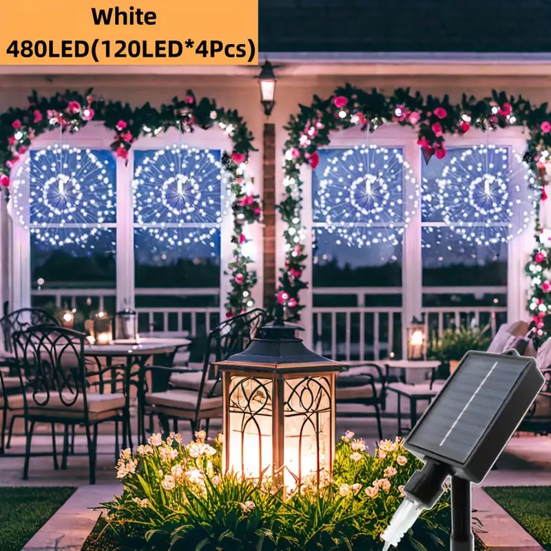 🎄Early Christmas Sale 49% OFF🎁Solar Twinkle Hanging Lights🎇