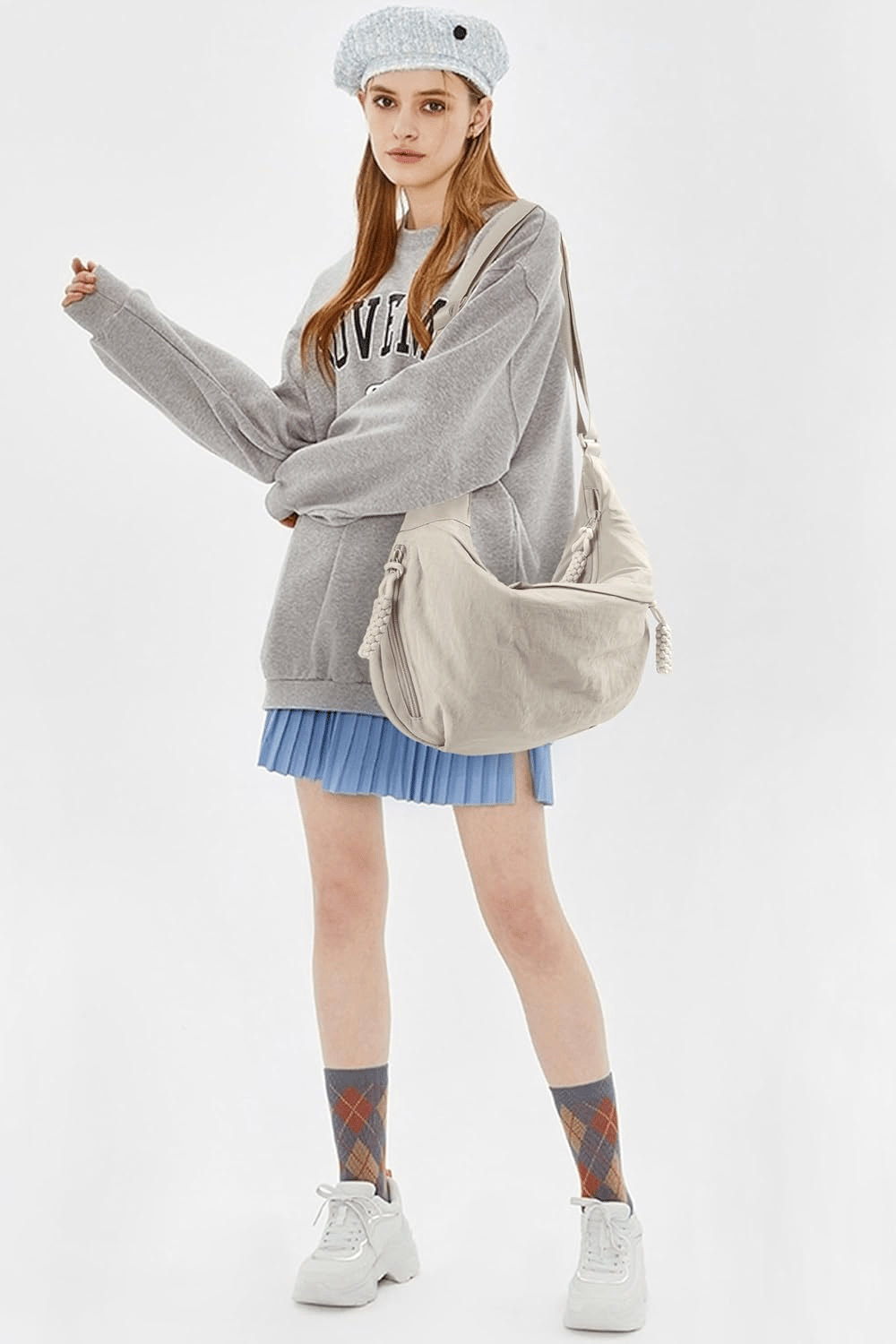 Easter Special Sale-49% OFF🎁Women's Fashion Plain Color Nylon Crossbody Bag