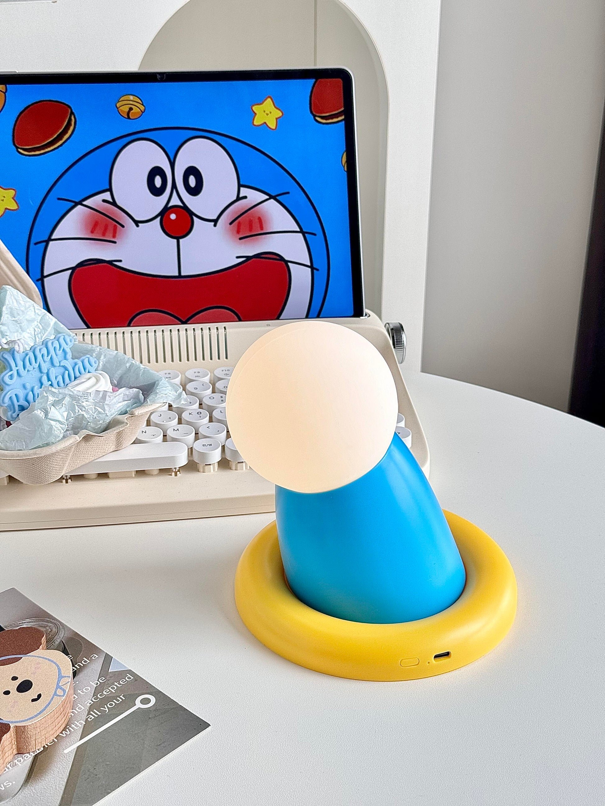 Extends Its Round Hand to the Night Light