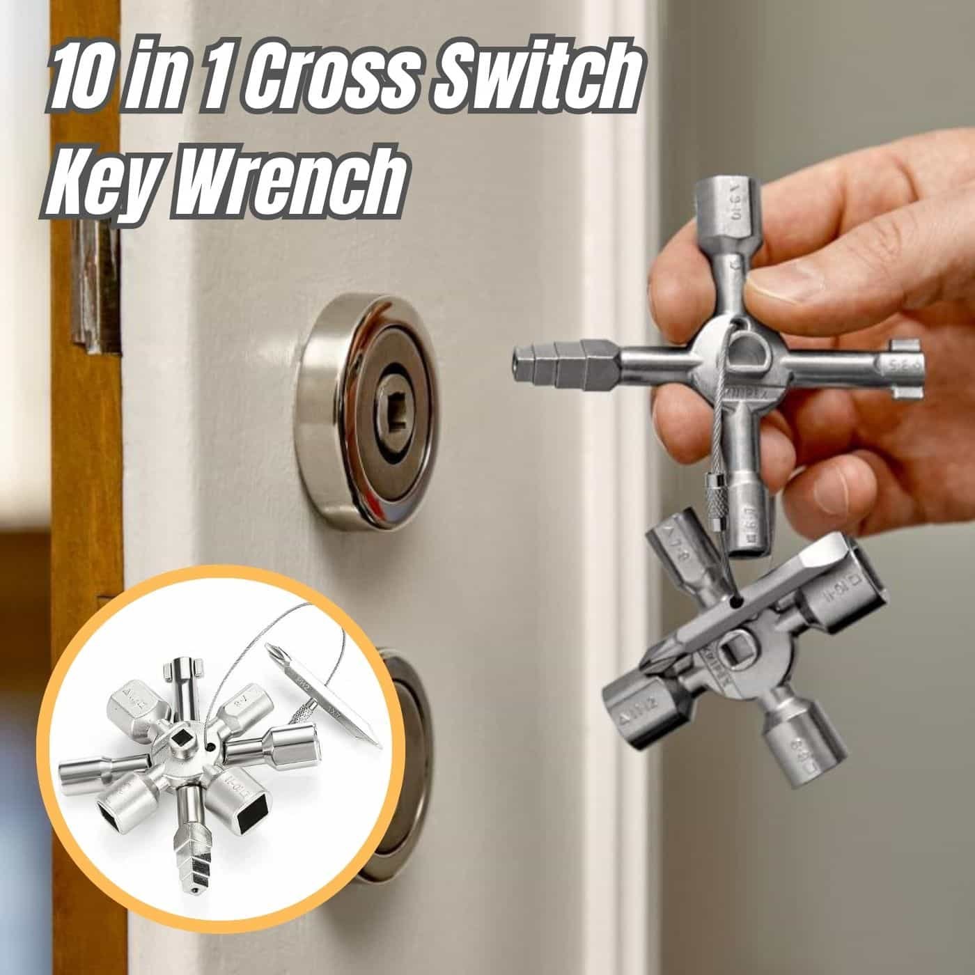 [49% OFF]10 in 1 Cross Switch Key Wrench