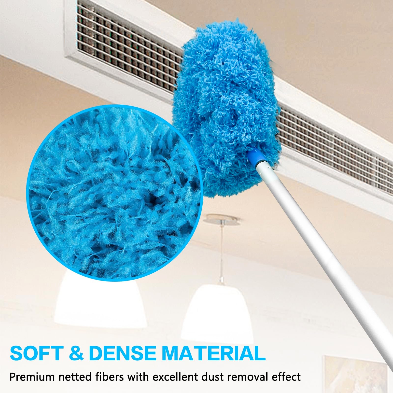 Last Day Sale 50% OFF—Ceiling Fan Cleaner Duster with Extension Pole