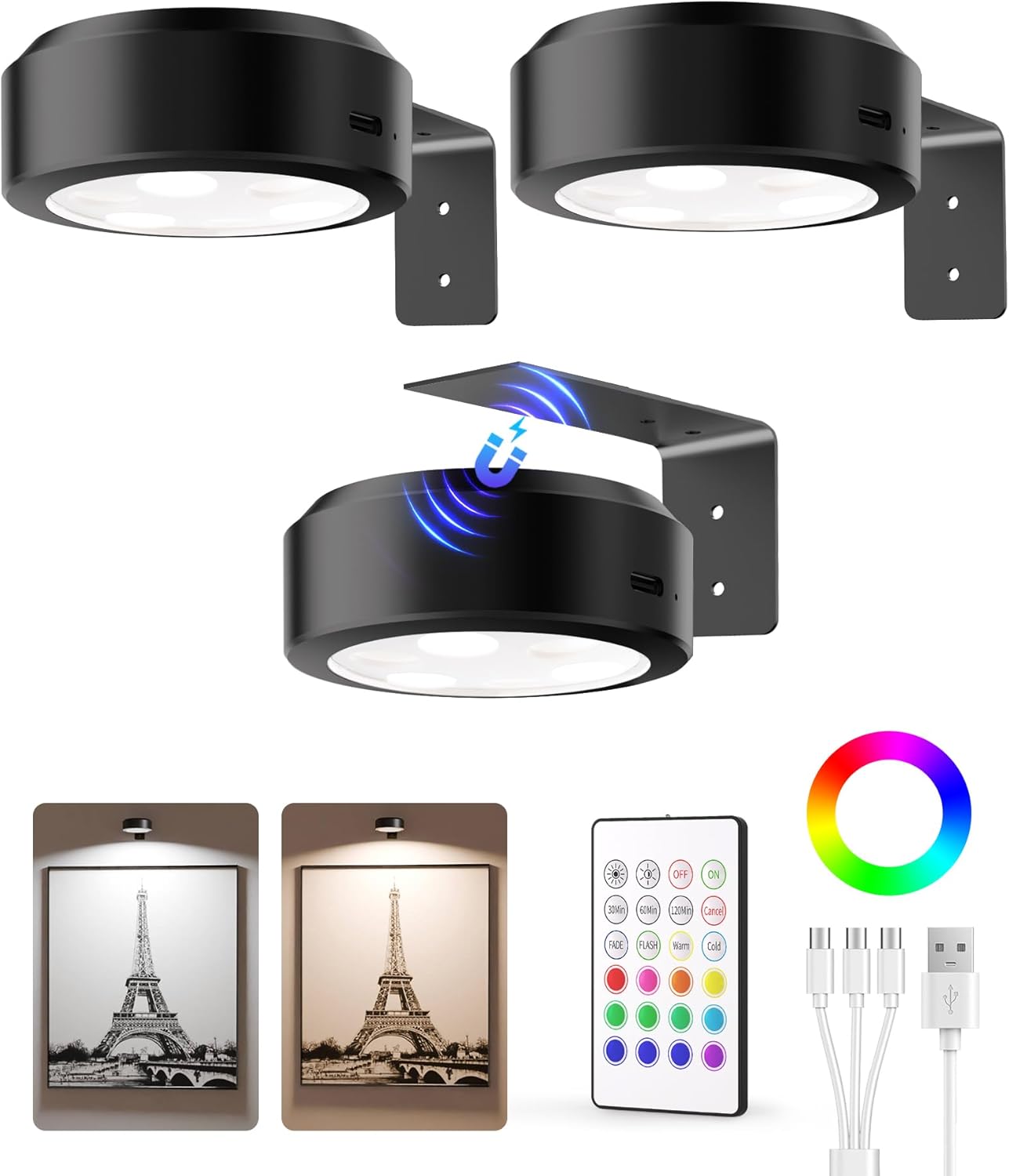 Lastday Promotiom 49% OFF - Magnetic Picture Lights for Wall