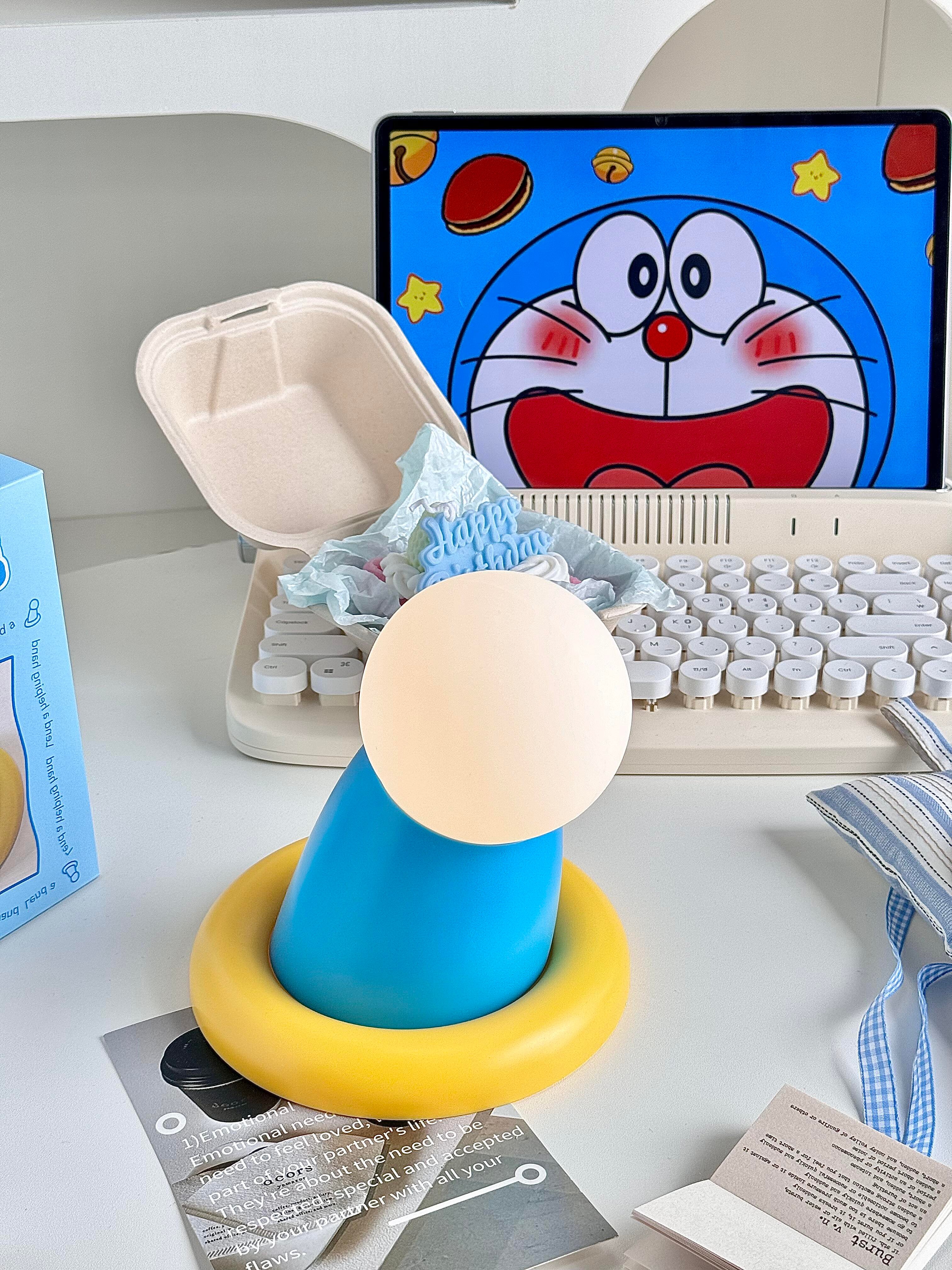 Extends Its Round Hand to the Night Light