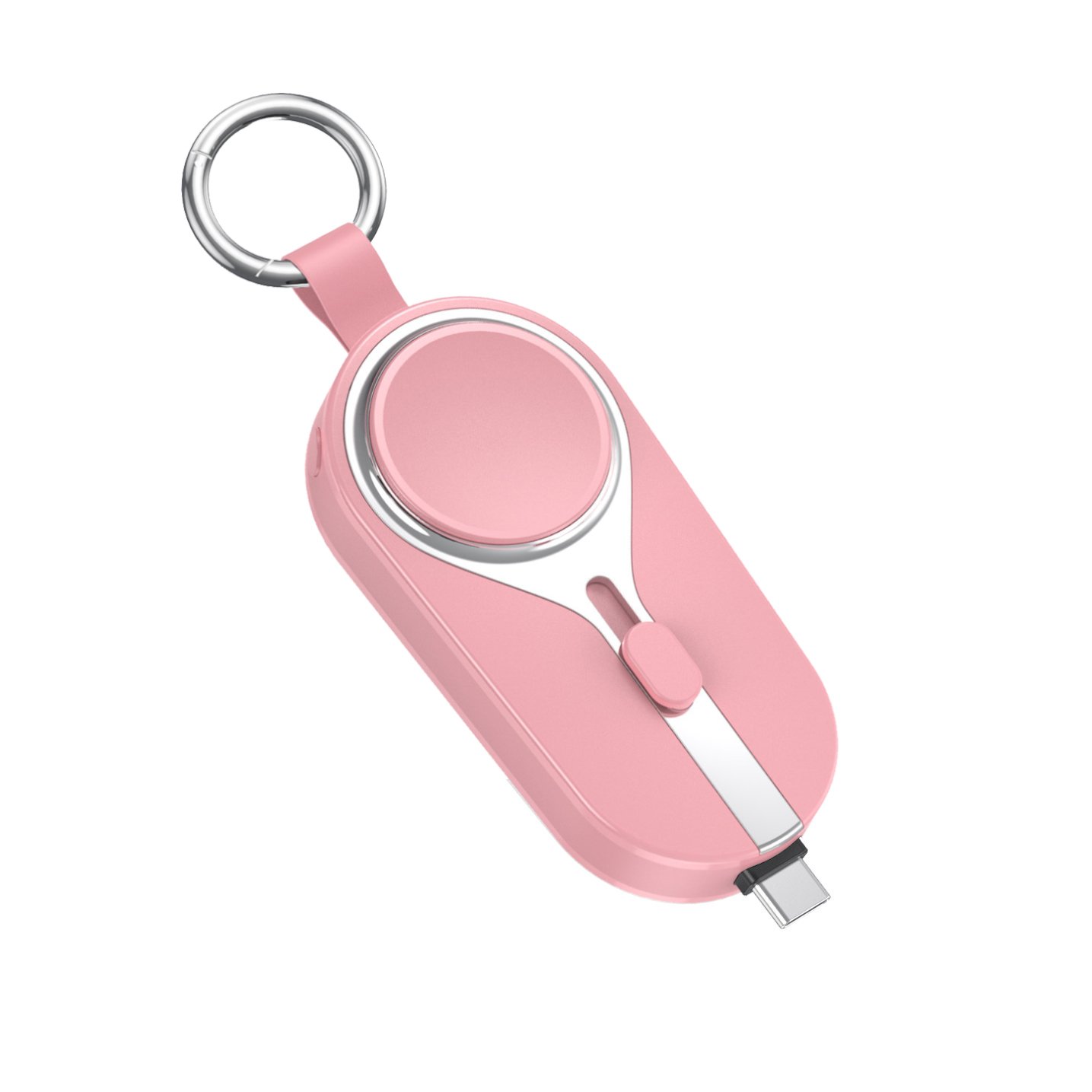 New portable emergency keychain power bank two-in-one