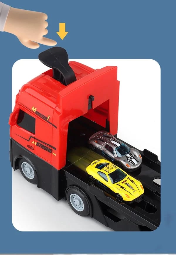 🎅HOT SALE - 49% off💥Transport Truck with Ejection Racing Track
