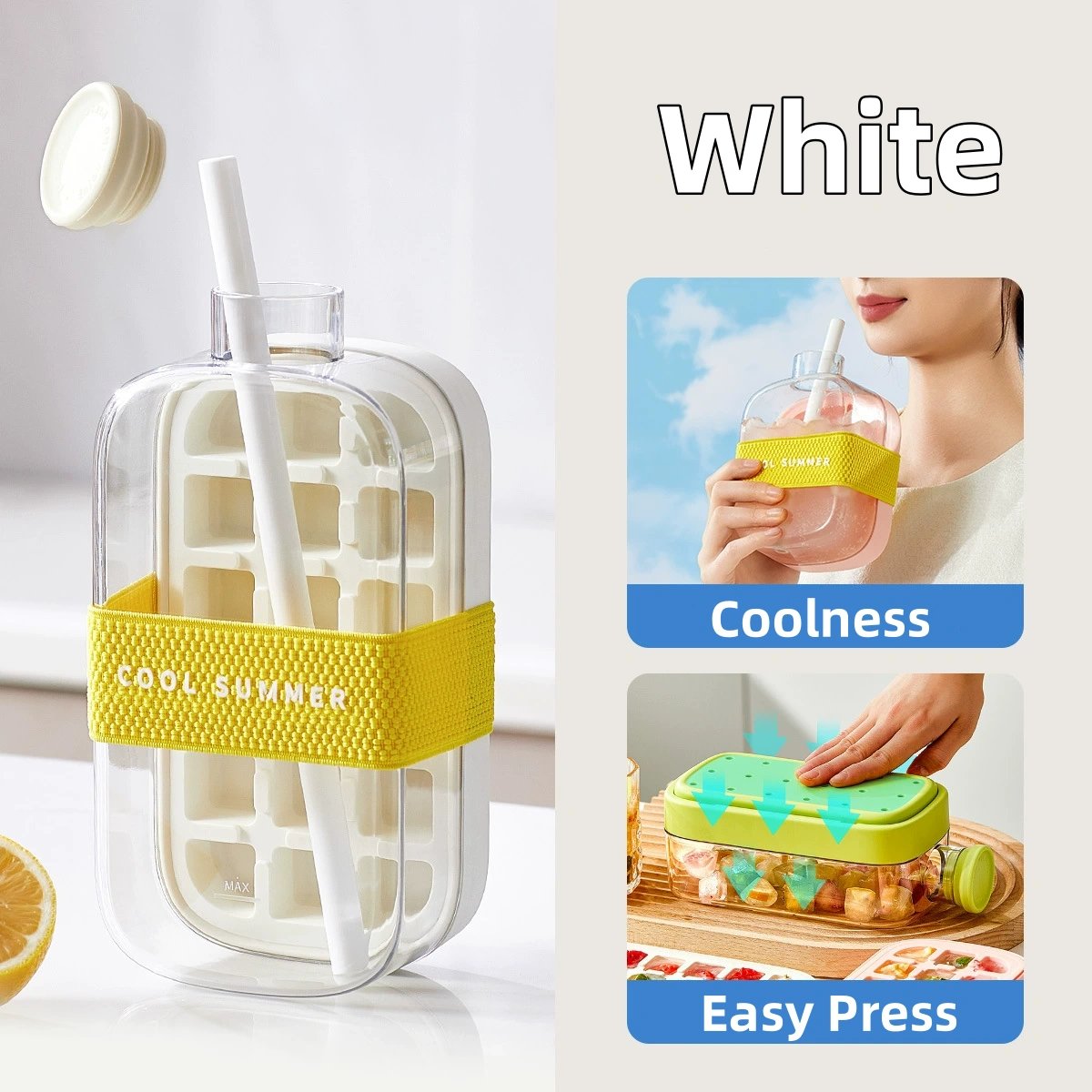 🧊Creative Ice Cube Maker with Portable Kettle – Cool Your Life!