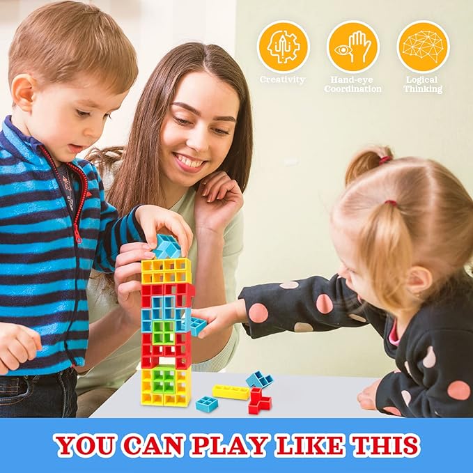 Tetra Tower Stacking Game