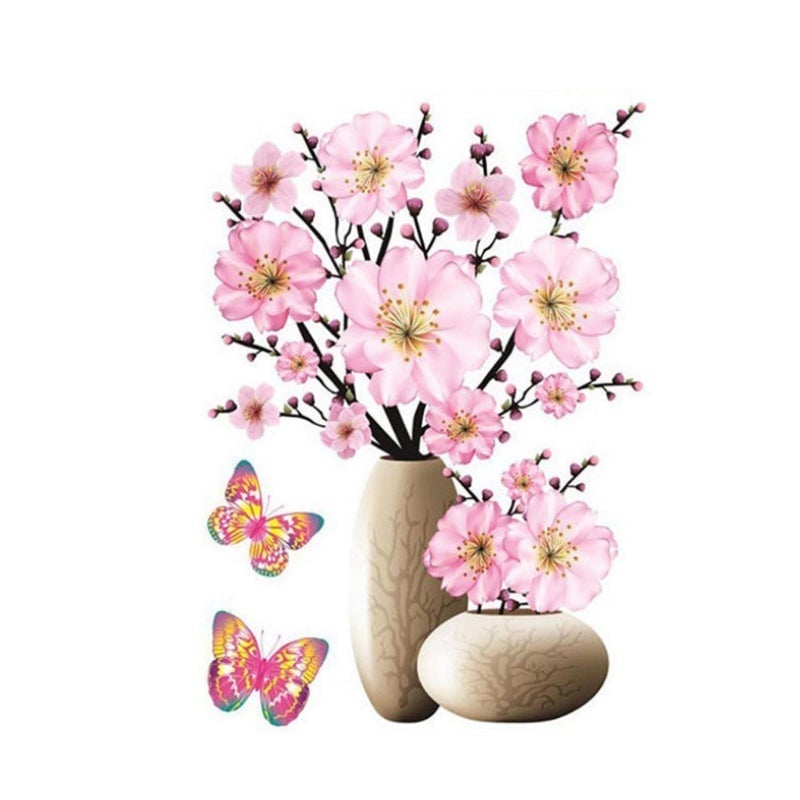 🎁Mother's Day Best Gift🌸DIY Plant Vase 3D Stereo Stickers Self-Adhesive