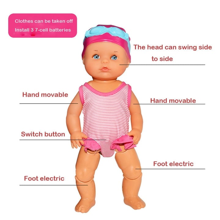 🔥The Best Gift For Kids💕 Waterproof Swimmer Doll