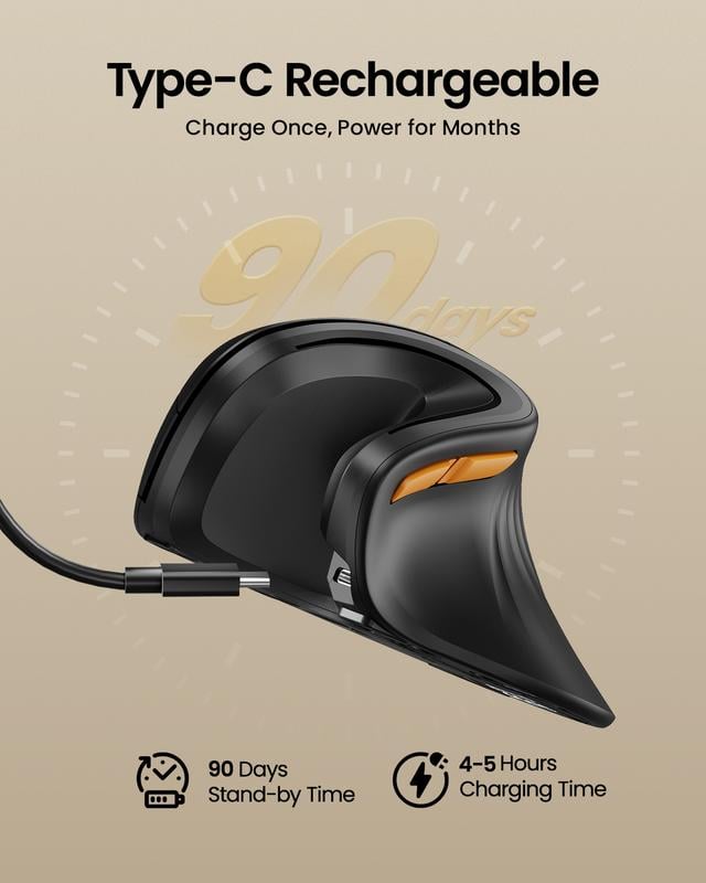 ✨LAST DAY ONLY 49% OFF🔥 Ergonomic Vertical Mouse