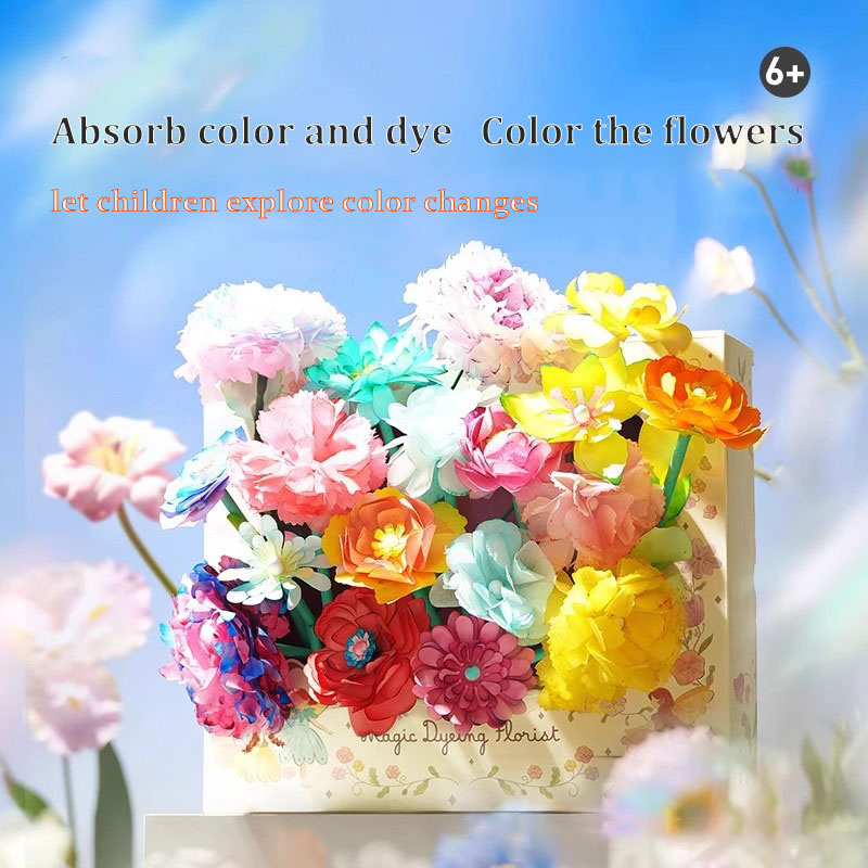 🌸MAGIC DYEING FLORIST - DIY Flower Art Kit for Kids (6+)🌸