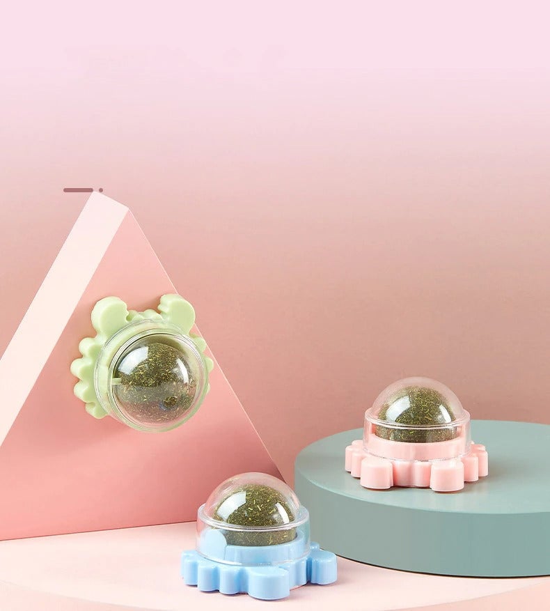 (🎁2023-Christmas Hot Sale🎁)CATNIP WALL BALL(Buy More Save More)