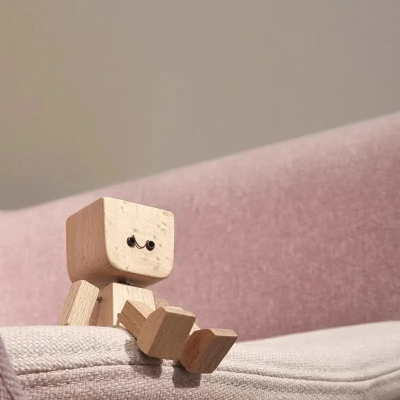 😆✨Wobbly Leg Wooden Man