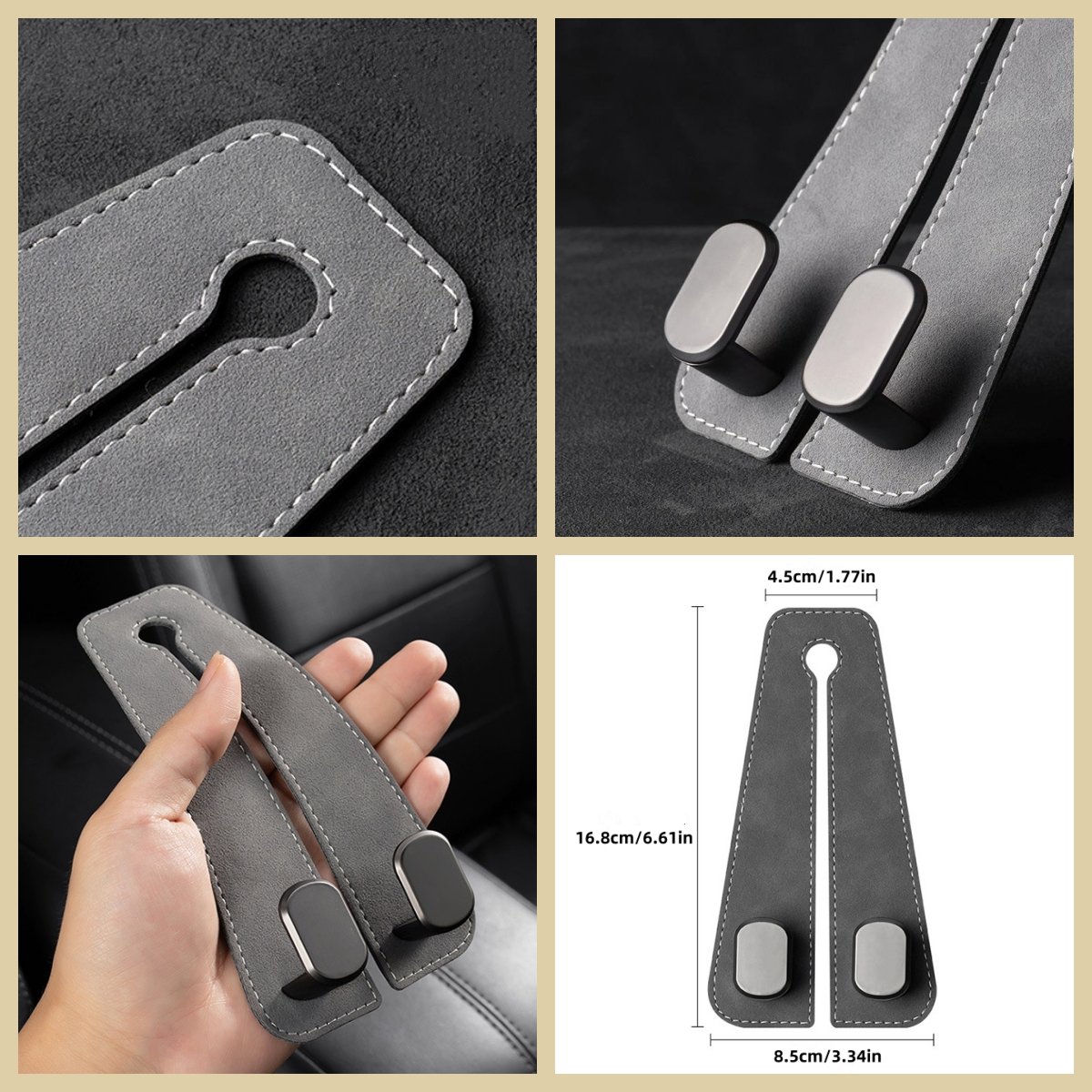Car Seat Back Double Hook
