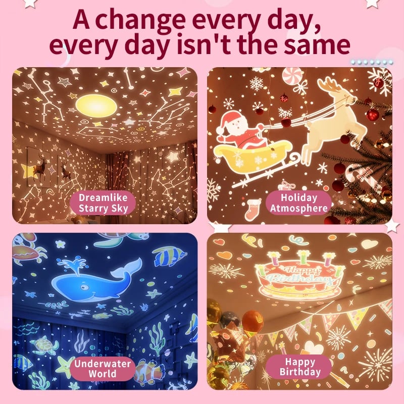 🎶Children's Night Light Projector📽️