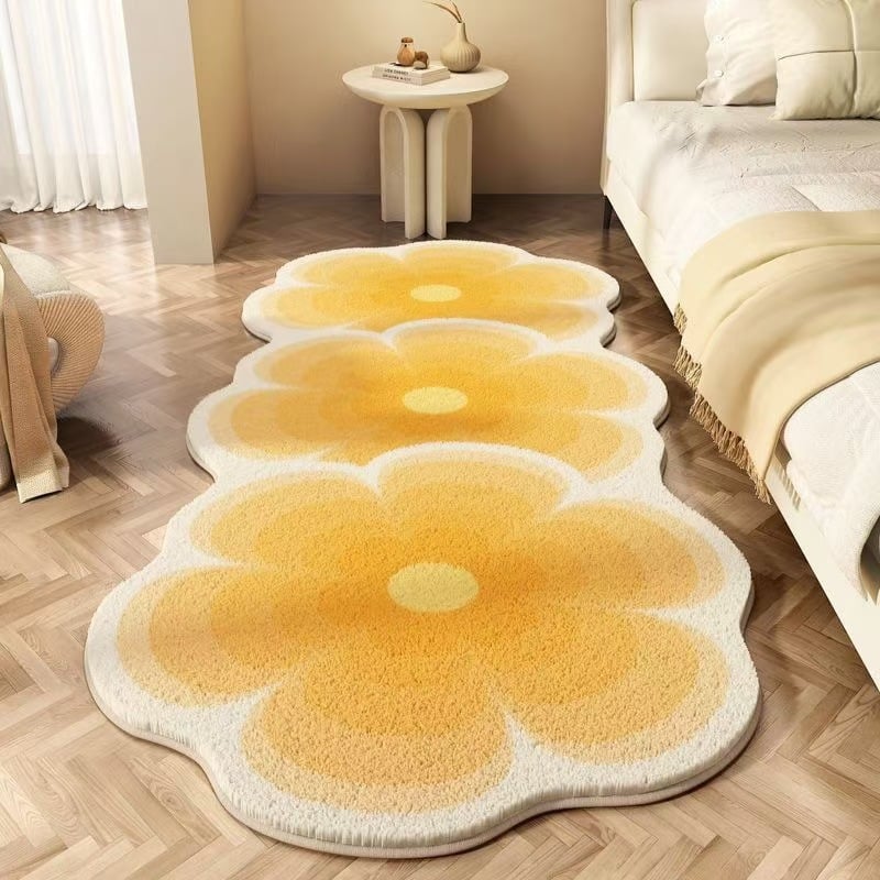 💖Last Day Sale 49% OFF💖Flower Pattern Non-slip Washable Rugs Floor Mat