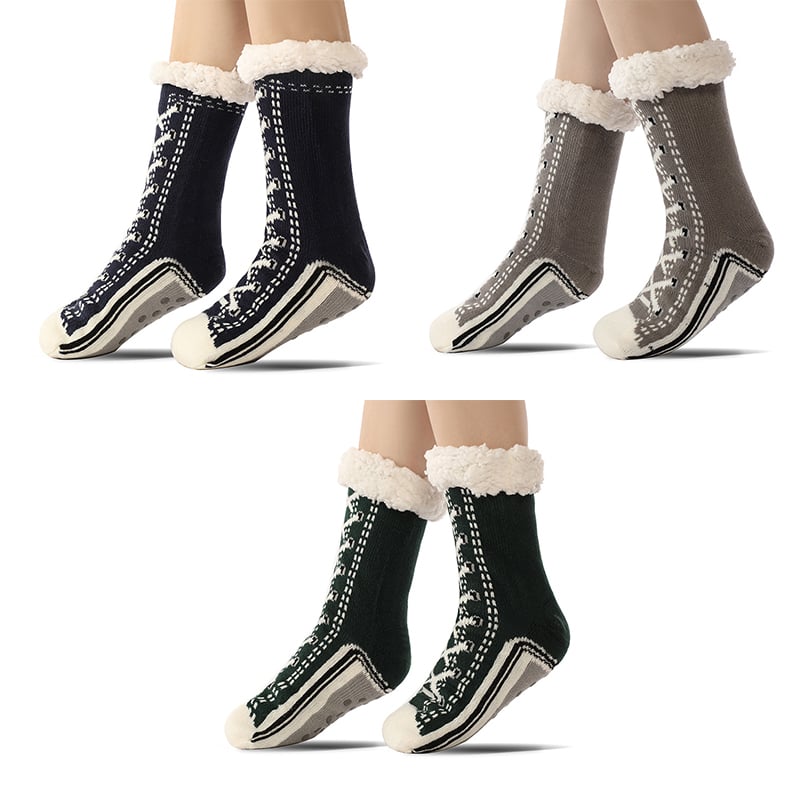 Ultra-thick Cashmere Slipper Home Socks