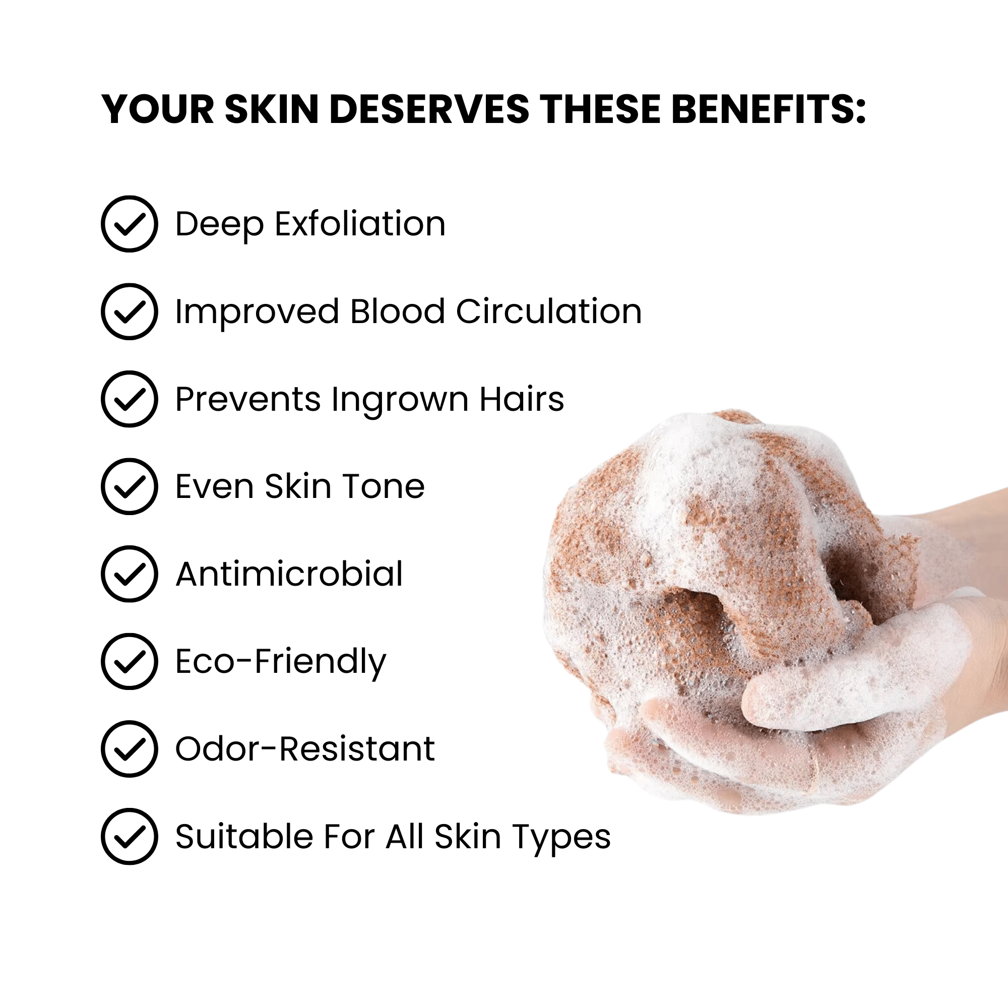 🔥Hot Sale ✨African Exfoliating Net Sponge(with Lemon Turmeric & Kojic Acid Brighetning Soap )