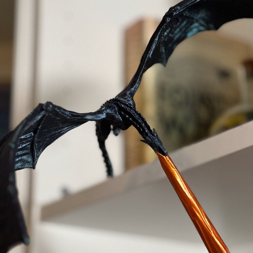 🔥Hot sale 49% OFF✨Dragon Flame Book Nook