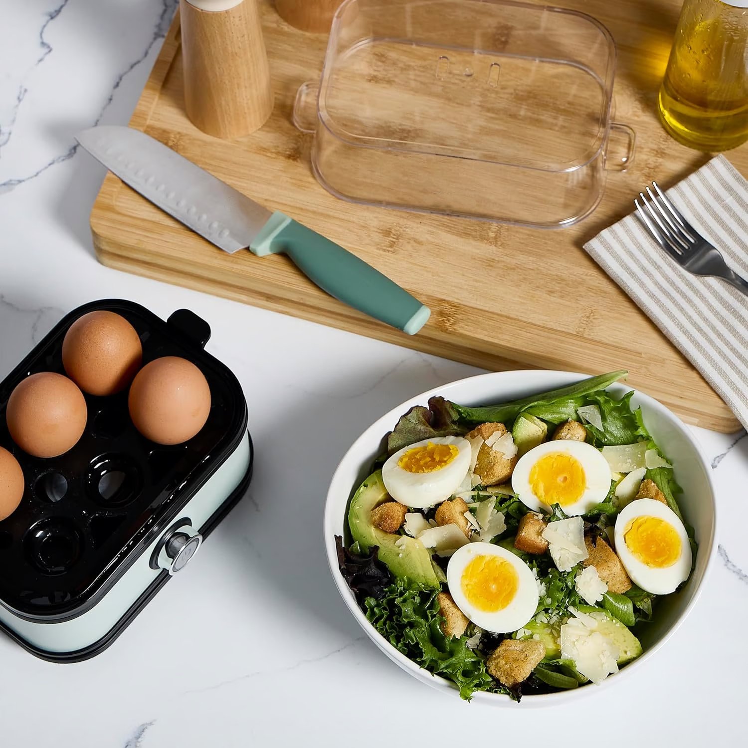 🏆Flash Sale⚡ 50K+ SOLD! Almost Gone-💥Effortless Egg Cooking with the Ultimate Stainless Steel Egg Cooker 🍳✨,Best gifts