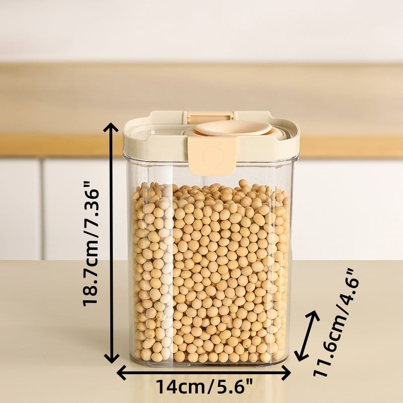 Push-type Sealed Box Storage Jar