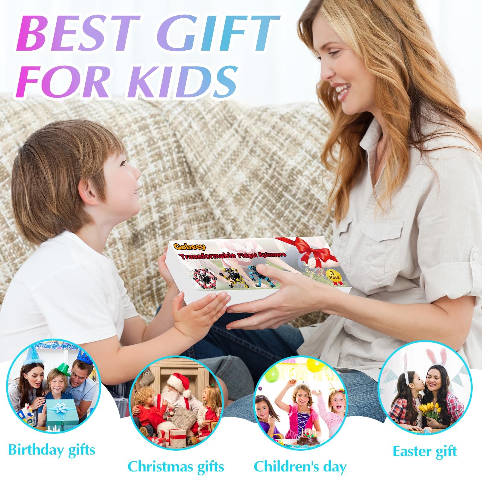 Transformable Fidget Spinner