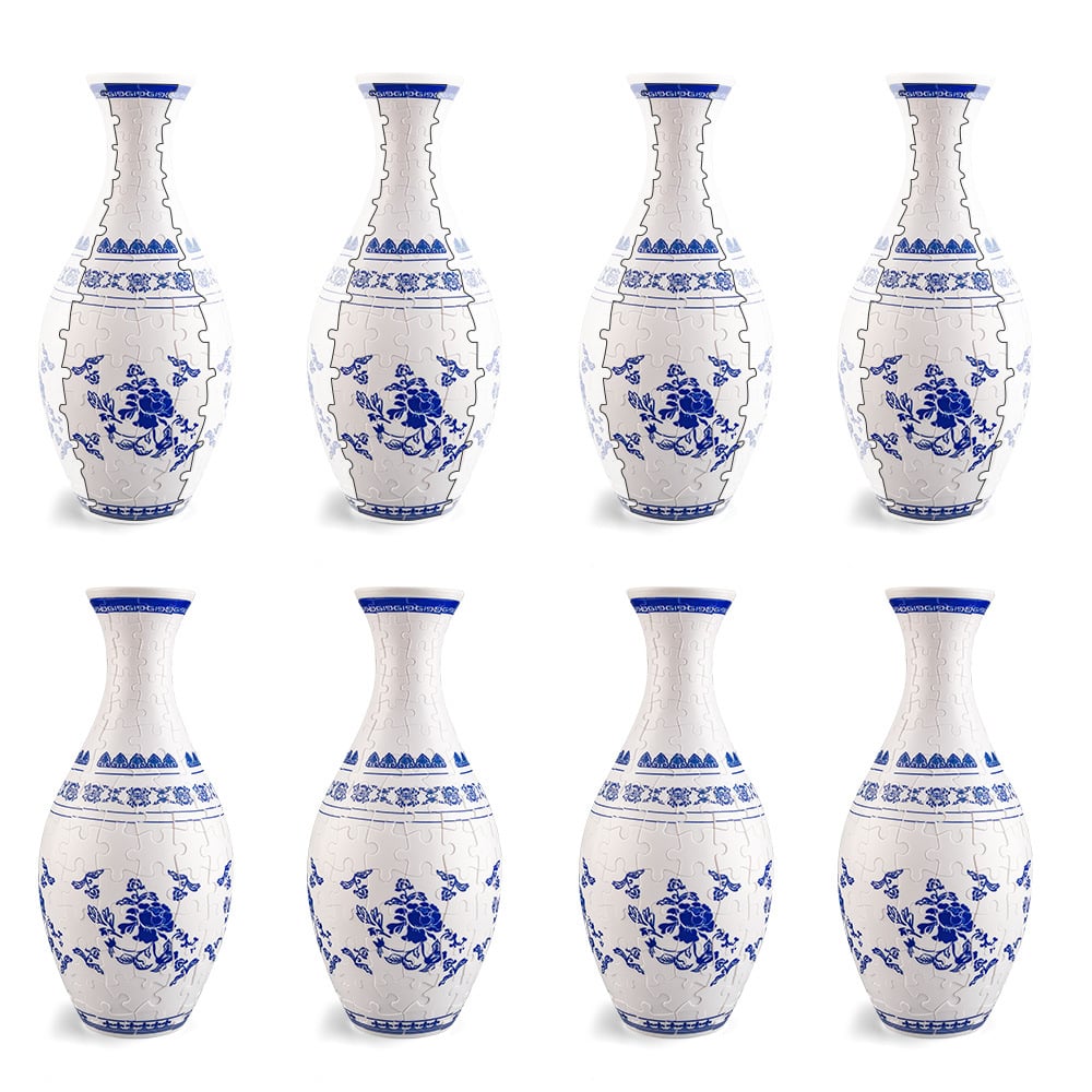 3D Art Puzzle Vase