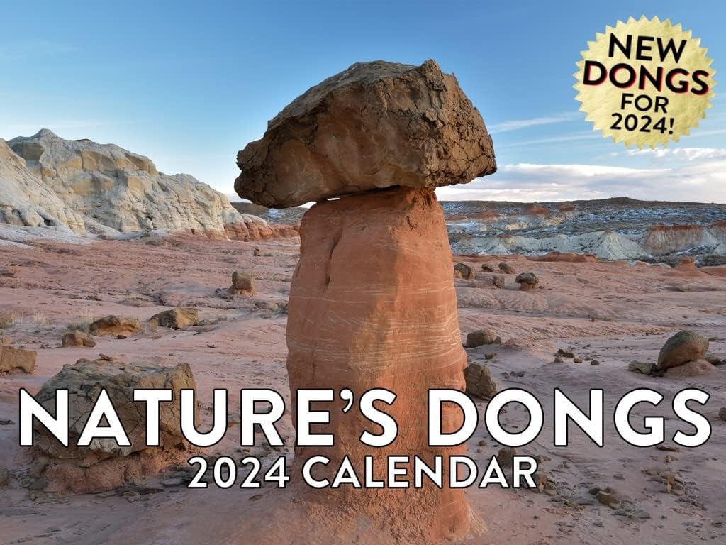 😆FUNNIEST CALENDAR OF THE CENTURY | 2024 Nature Funny Adult Shaped Pics Calendar