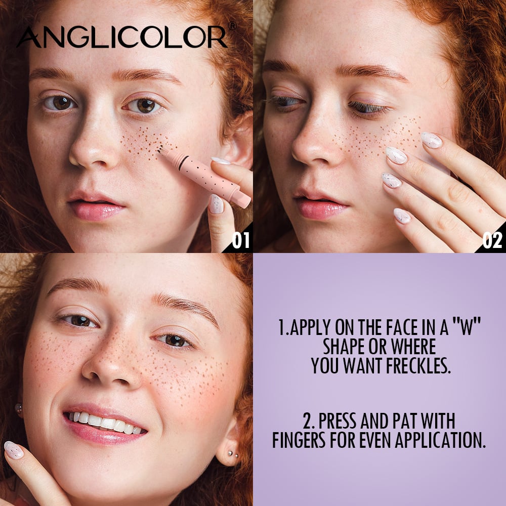 faux freckle stamp - natural-looking