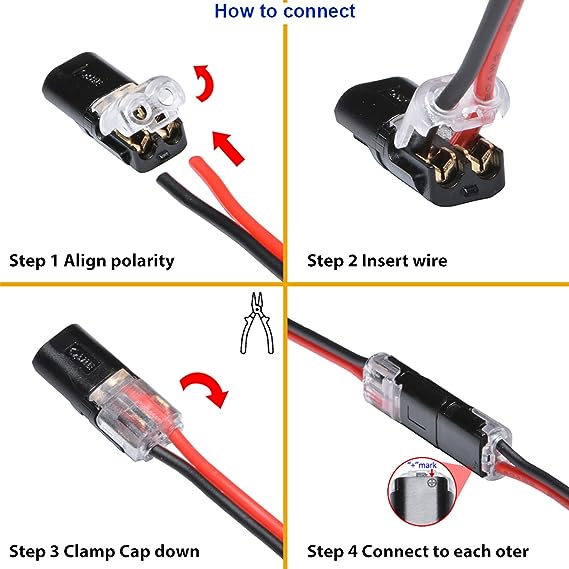 🔥Last Day Promotion 75% OFF🔥Double - Wire Plug-in Connector With Locking Buckle