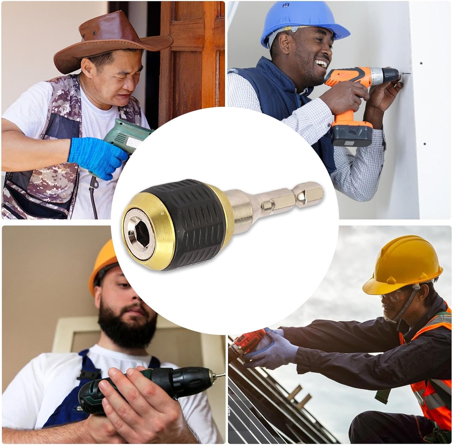 🏆Flash Sale⚡ Hex Shaft Quick-Change Adapter for Power Drill – Heavy-Duty Socket Converter