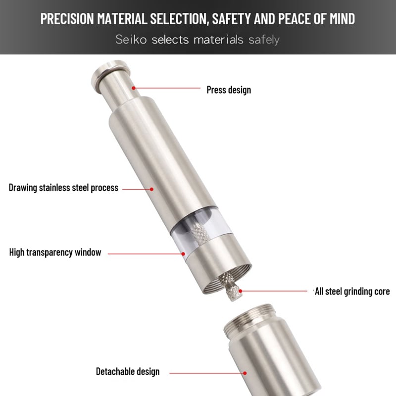 🔥Stainless Steel Salt And Pepper Grinder