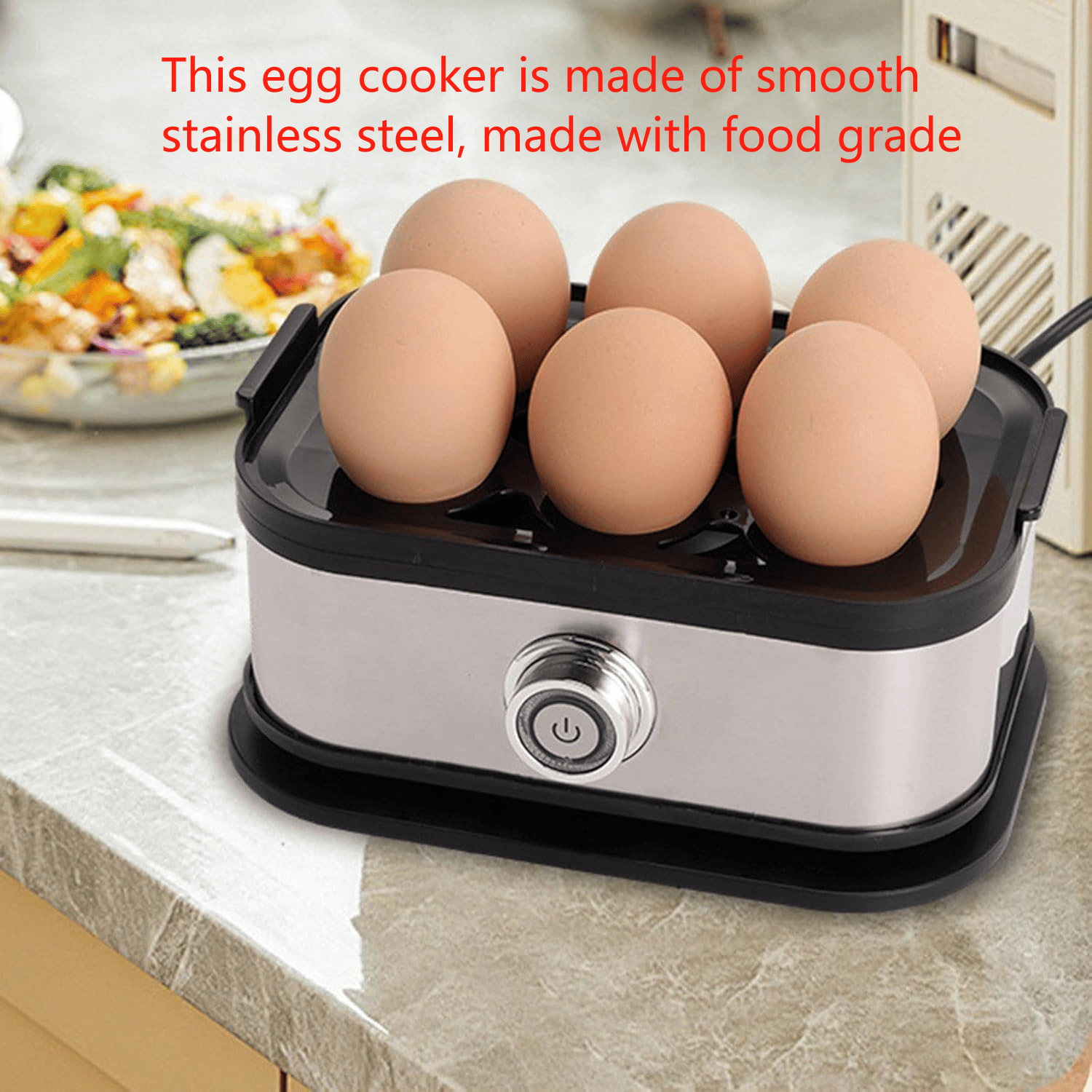 🏆Flash Sale⚡ 50K+ SOLD! Almost Gone-💥Effortless Egg Cooking with the Ultimate Stainless Steel Egg Cooker 🍳✨,Best gifts