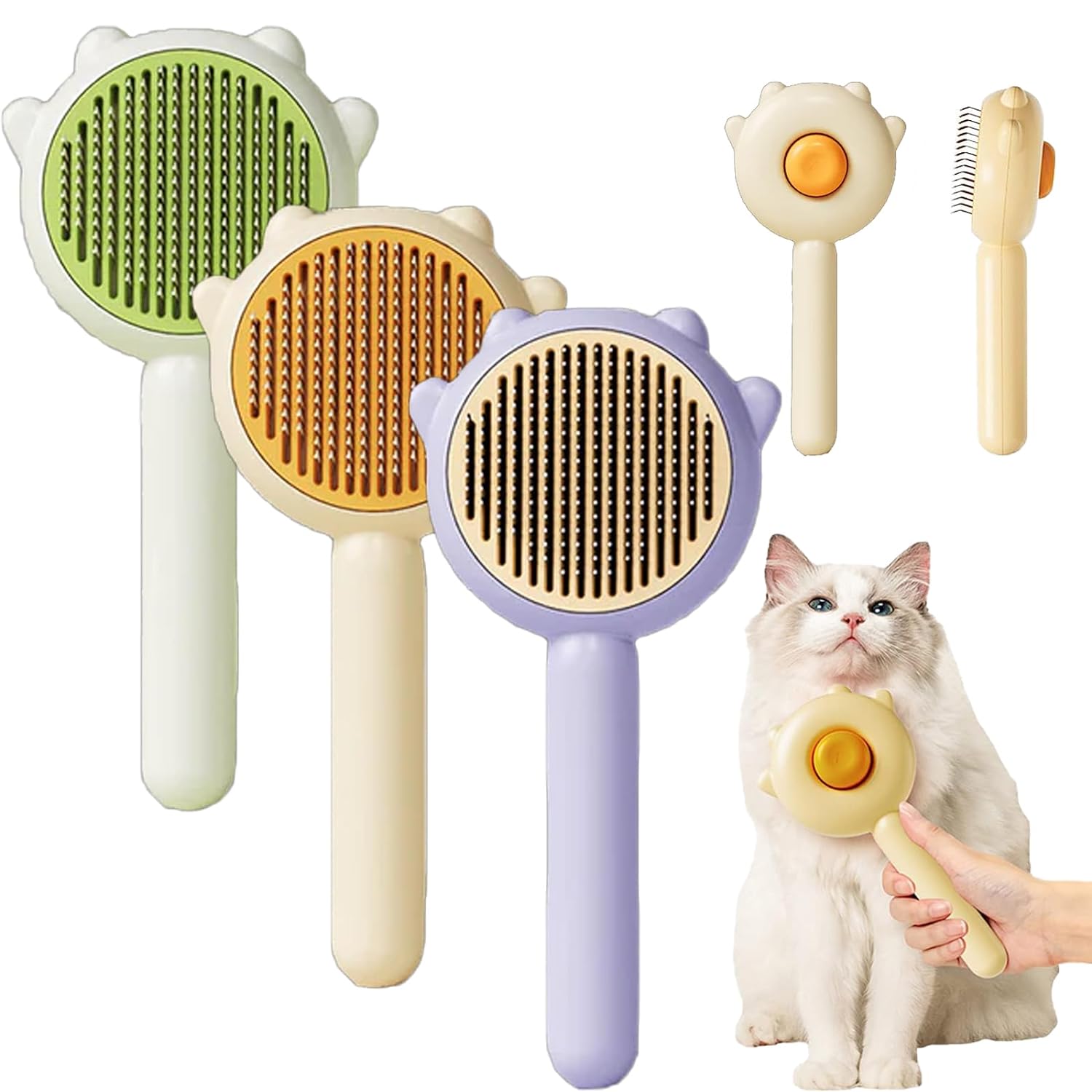 😸Knot-removing and floating hair comb for cats and dogs