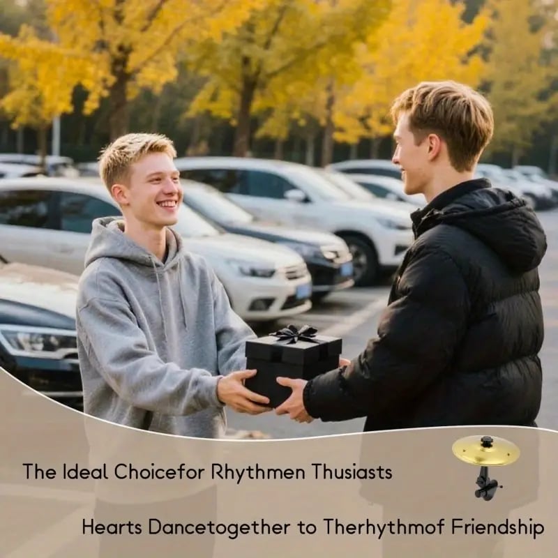 🎁Mini Cymbal Car Air Vent Ornament – Unique Swinging Dashboard Decoration