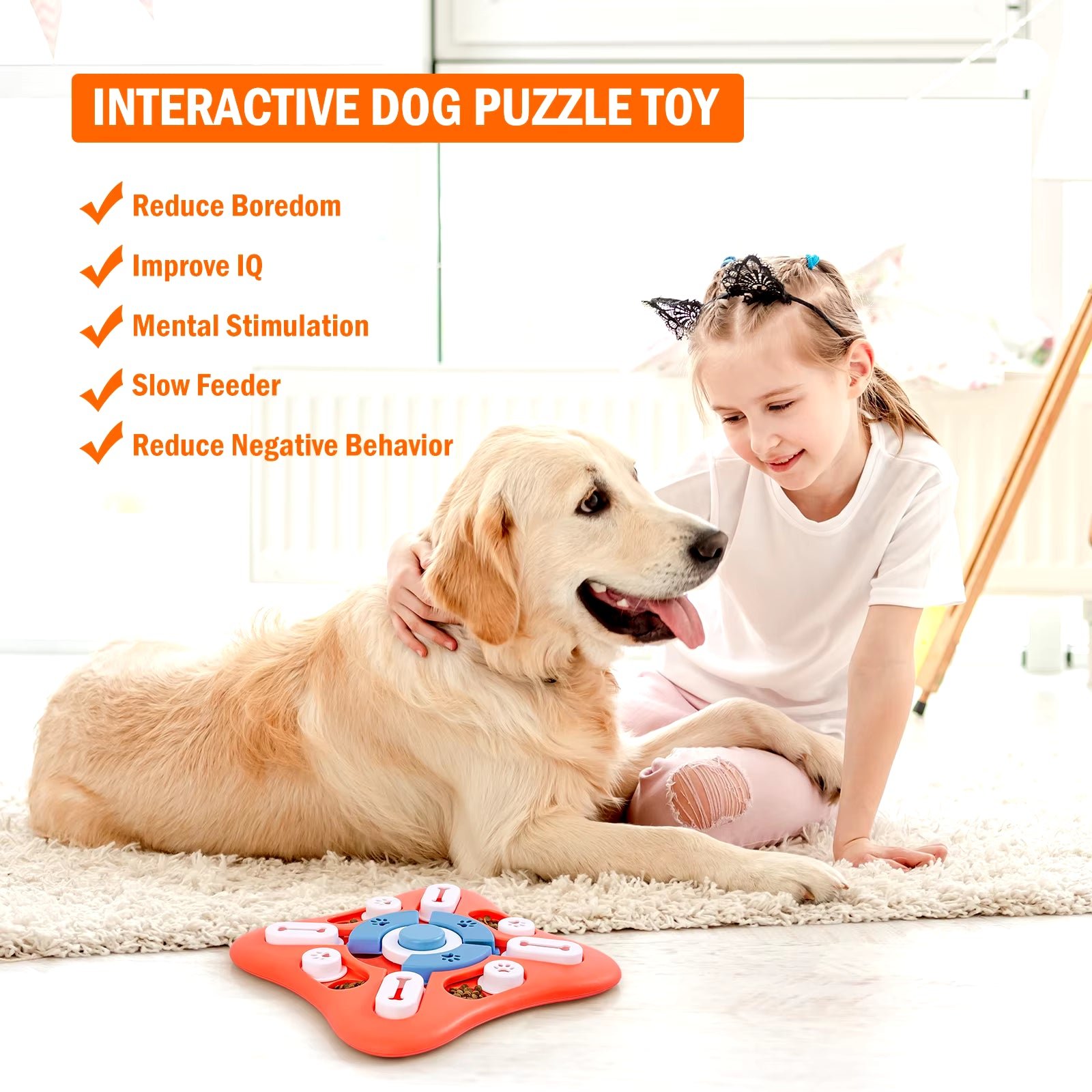 Interactive Dog Puzzle Toy