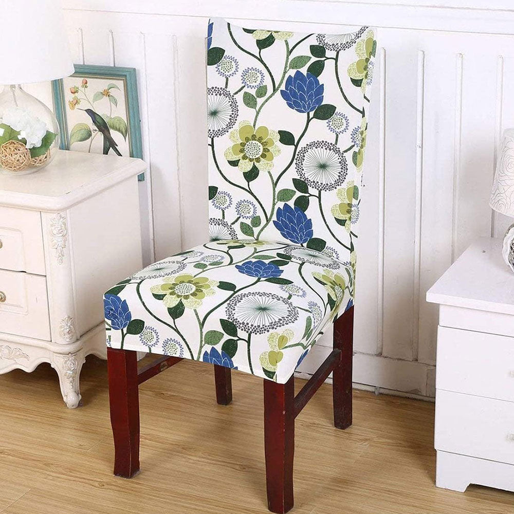 「🎄Christmas Sale- 40% Off」Soft Spandex Solid Color Stretch Dining Chair Covers