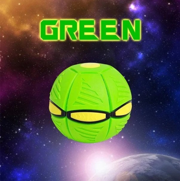 Portable Creative Magic Light Flying Saucer UFO Ball For Kids