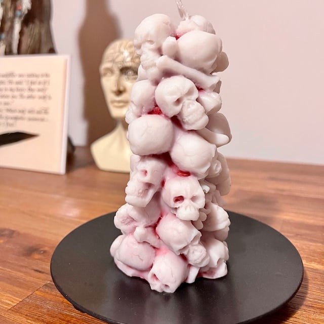 💀🕯️Skull Head Mountain Candles-Halloween Decoration Special Gift