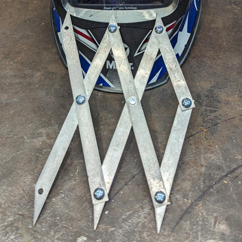 Picket Master Pro 3 Point Center Finder for Precise Measurements - Laser-Cut Stainless Steel Tool