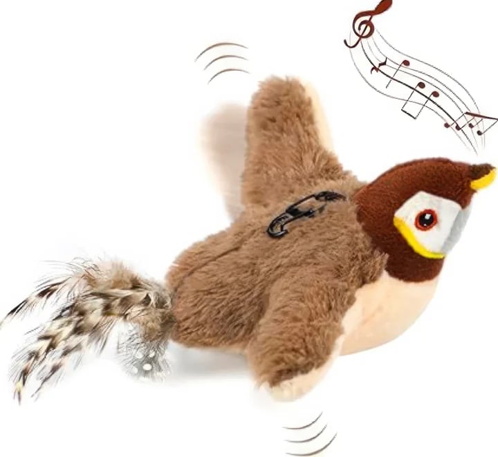 Simulated Sparrow Cat Toy