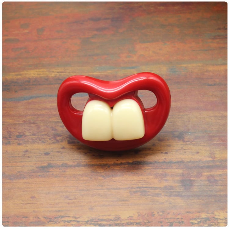 These Funny Teeth Baby Pacifiers Might Make Tough Parenting Times a Little More Tolerable