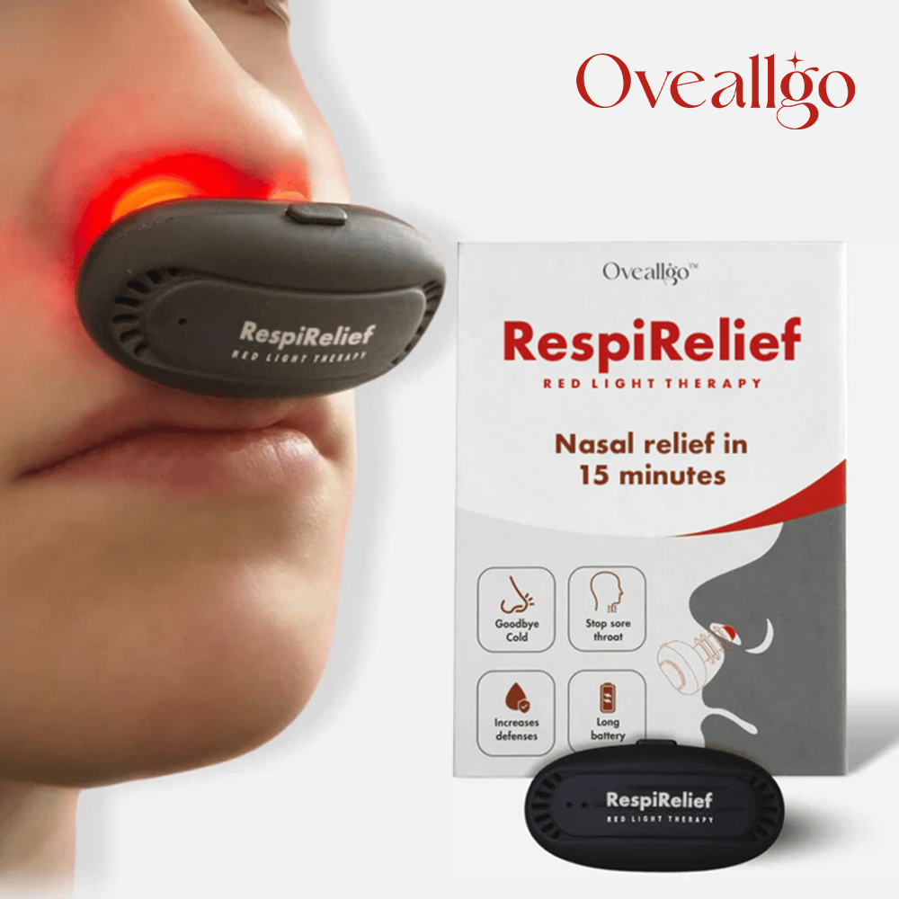 OveallgoTM RespiRelief Red Light Nasal Therapy Instrument