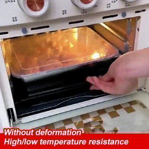 🔥LAST DAY 60% OFF-Stainless Steel Square Plate(With Lid)