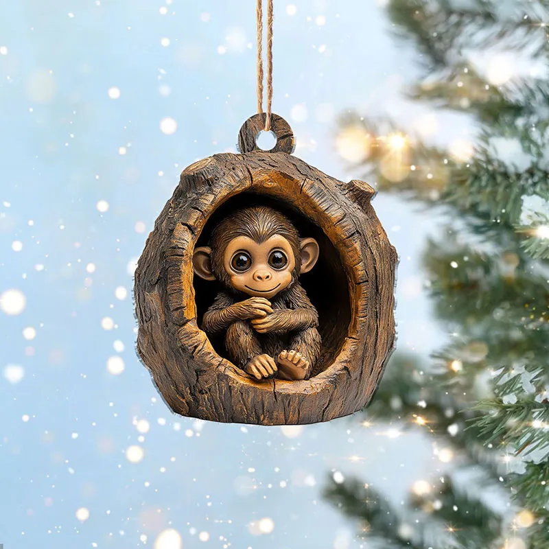 Animal Christmas Ornament